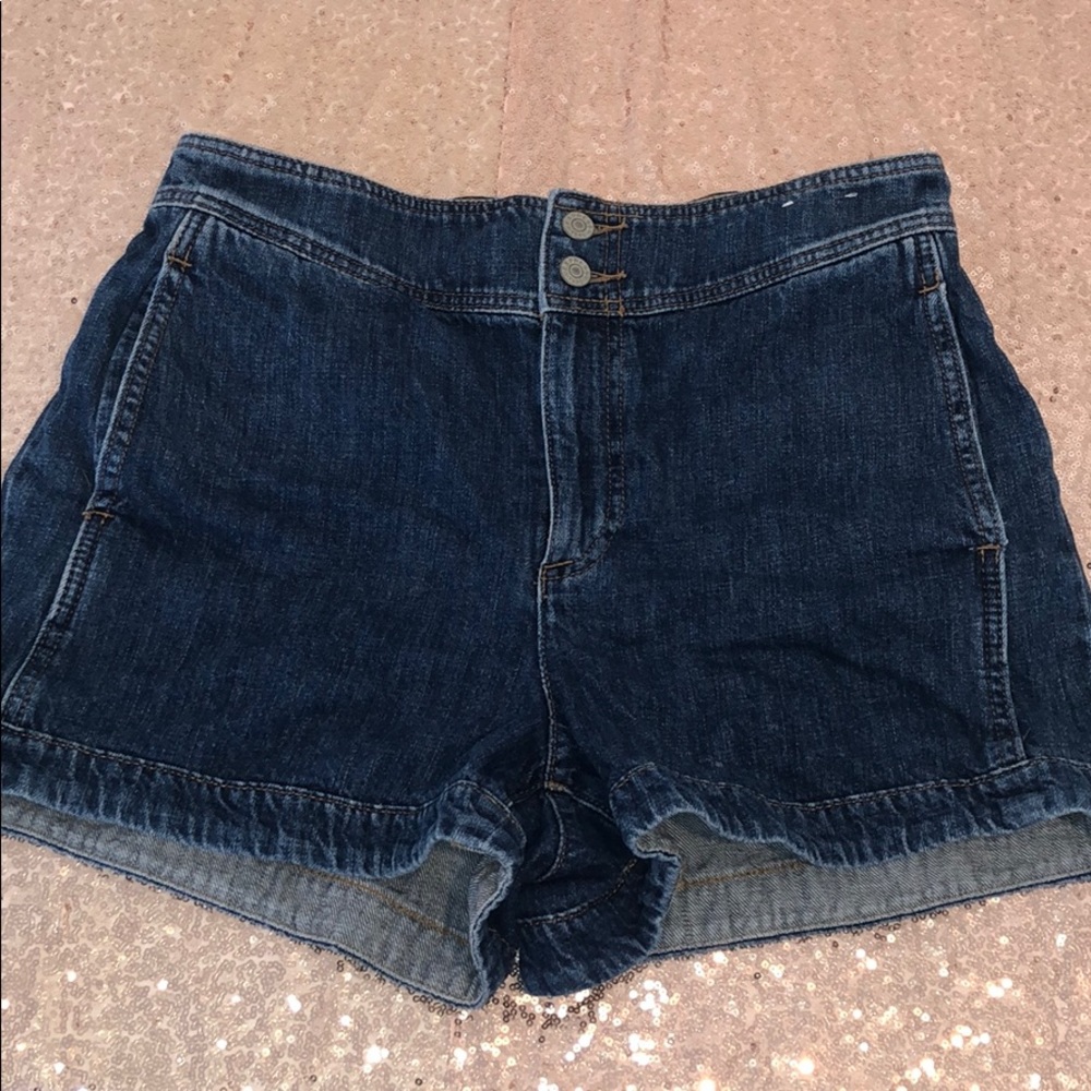 High waisted Jean shorts